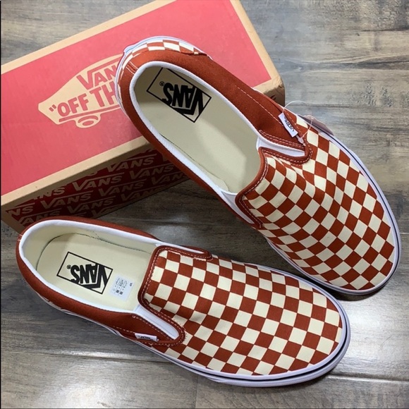 ••VANS CLASSIC SLIP-ON Checkerboard PicntTrWhite WMN - Picture 16 of 16